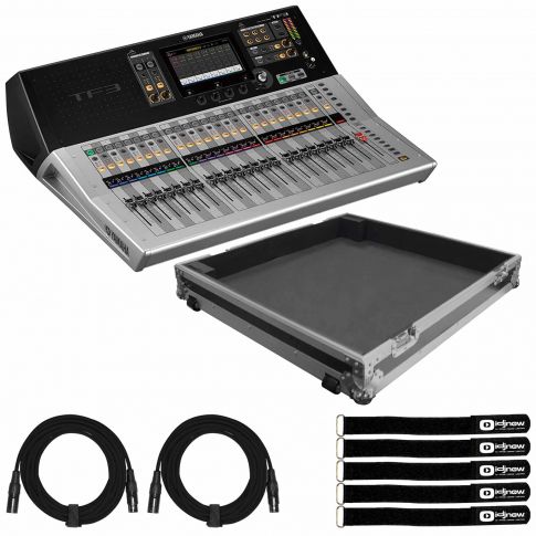 Yamaha TF3 Digital Mixer 24+1 Fader Audio Console with Flight Case