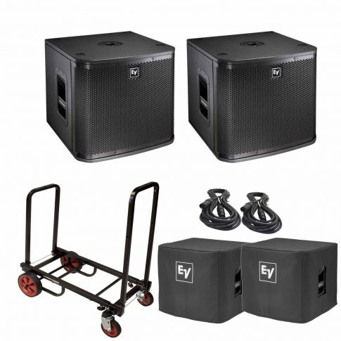 Electro-Voice ZXA1-Sub 12" Powered Subwoofer Duo Package