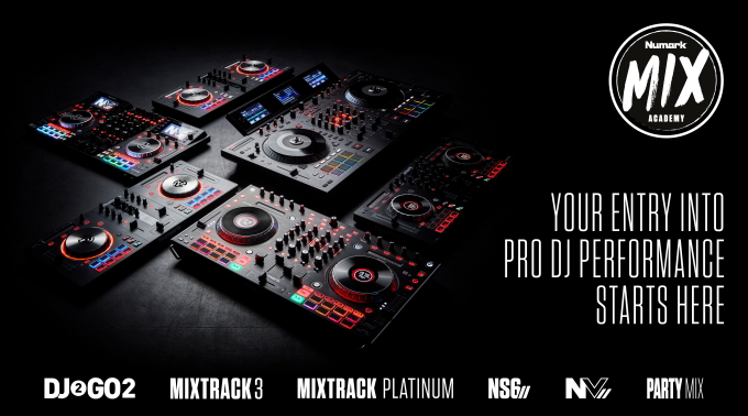Numark Mix Academy Banner